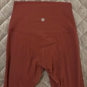 lululemon athletica Rust Leggings